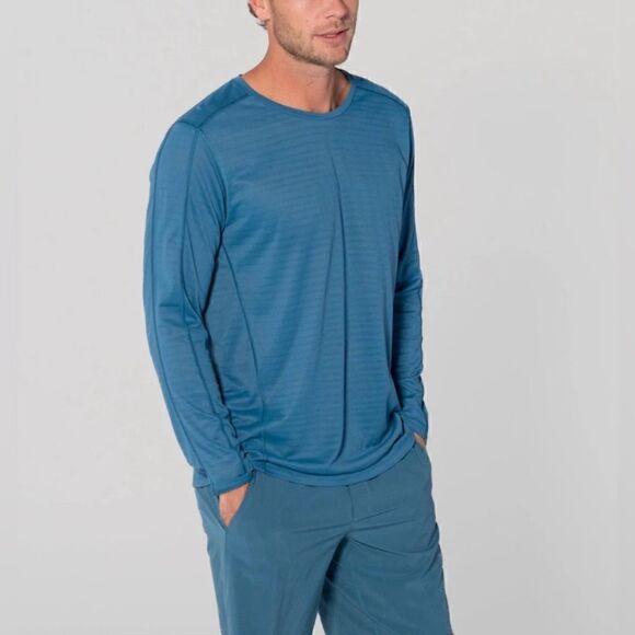AVI Athletics Pickleball Astronaut Blue Ace Long Sleeve Dri Fit Activewear Shirt - Picture 1 of 10